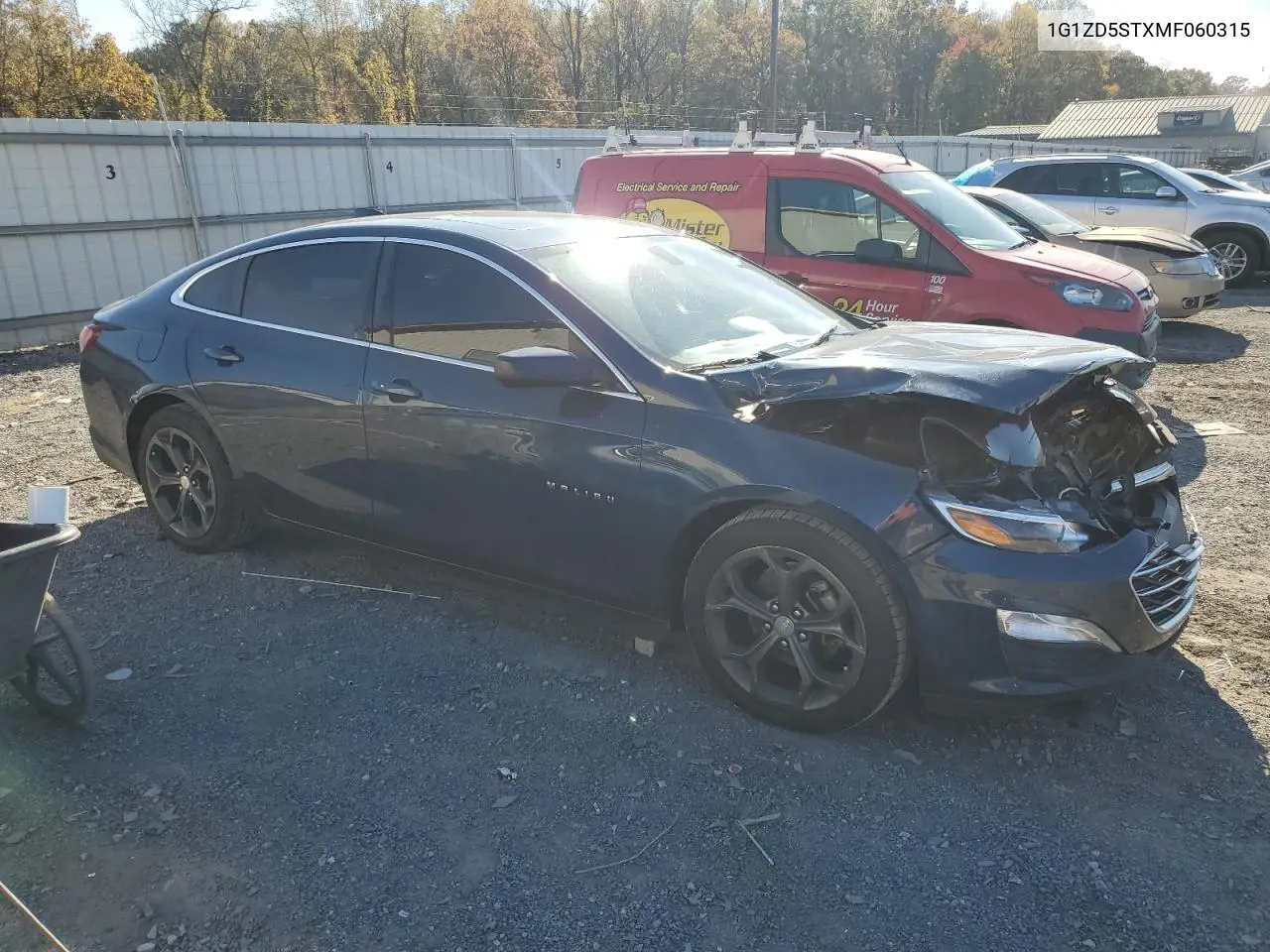 1G1ZD5STXMF060315 2021 Chevrolet Malibu Lt