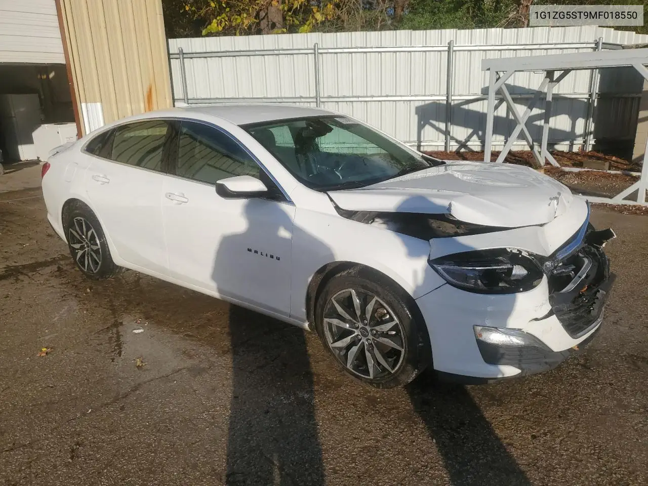 1G1ZG5ST9MF018550 2021 Chevrolet Malibu Rs