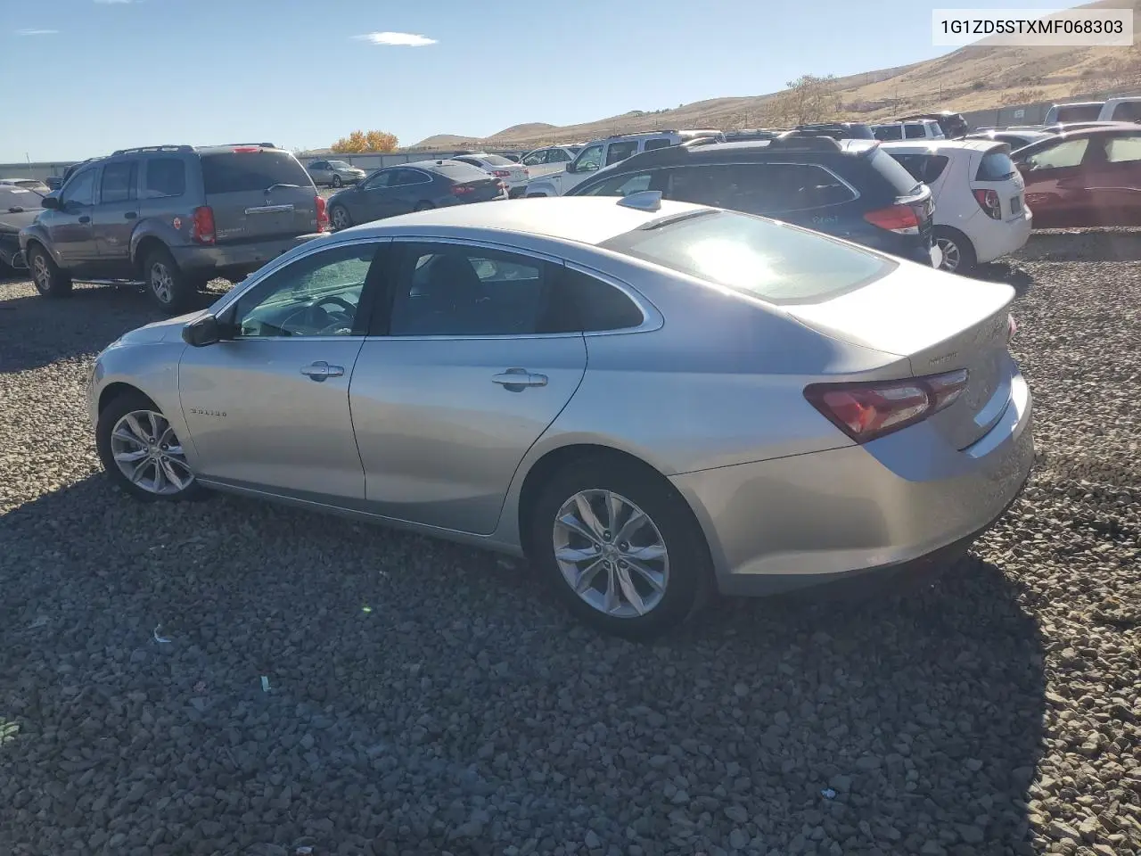 1G1ZD5STXMF068303 2021 Chevrolet Malibu Lt
