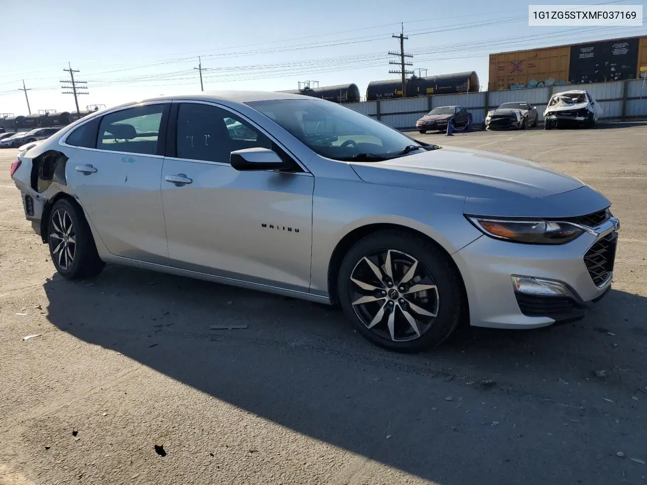 1G1ZG5STXMF037169 2021 Chevrolet Malibu Rs