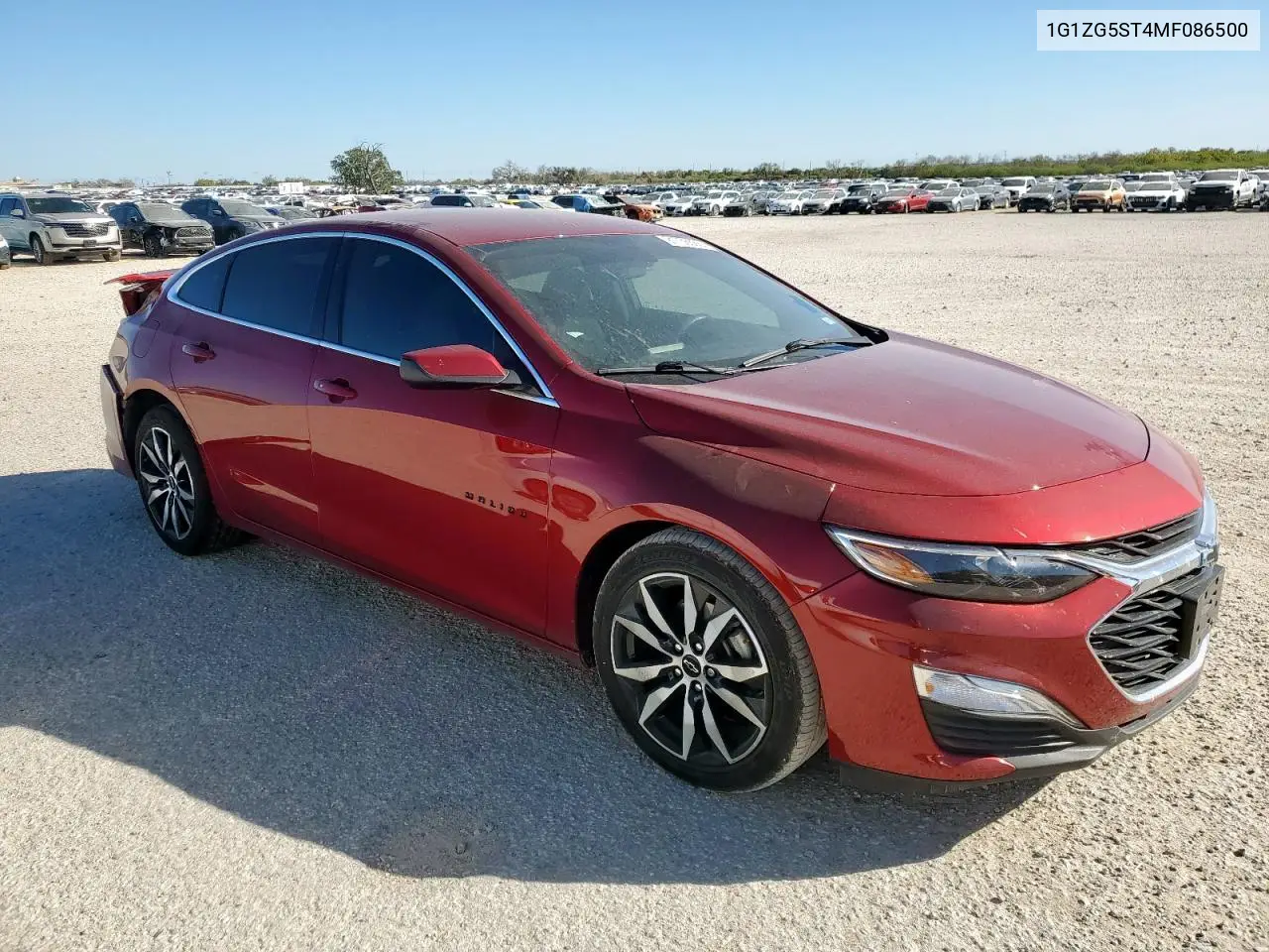 1G1ZG5ST4MF086500 2021 Chevrolet Malibu Rs