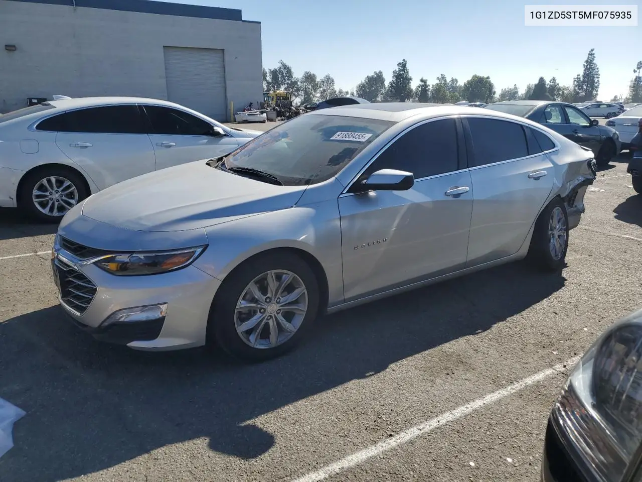 1G1ZD5ST5MF075935 2021 Chevrolet Malibu Lt