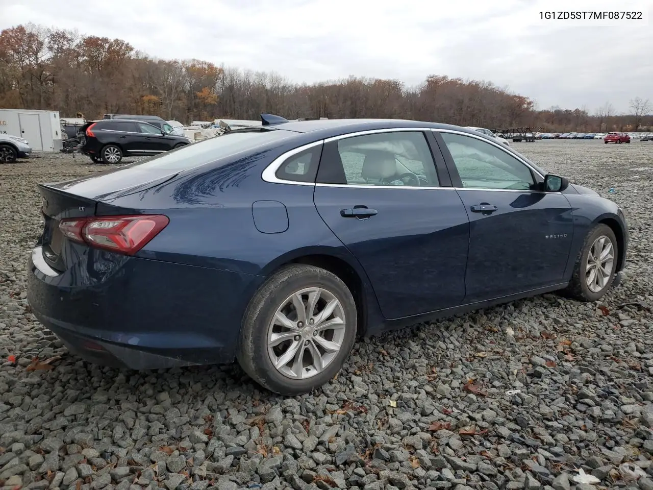 1G1ZD5ST7MF087522 2021 Chevrolet Malibu Lt