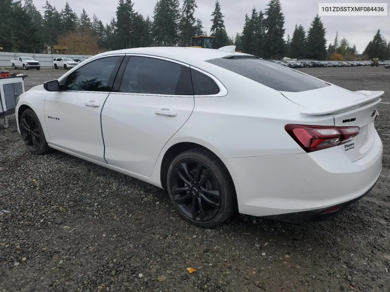1G1ZD5STXMF084436 2021 Chevrolet Malibu Lt
