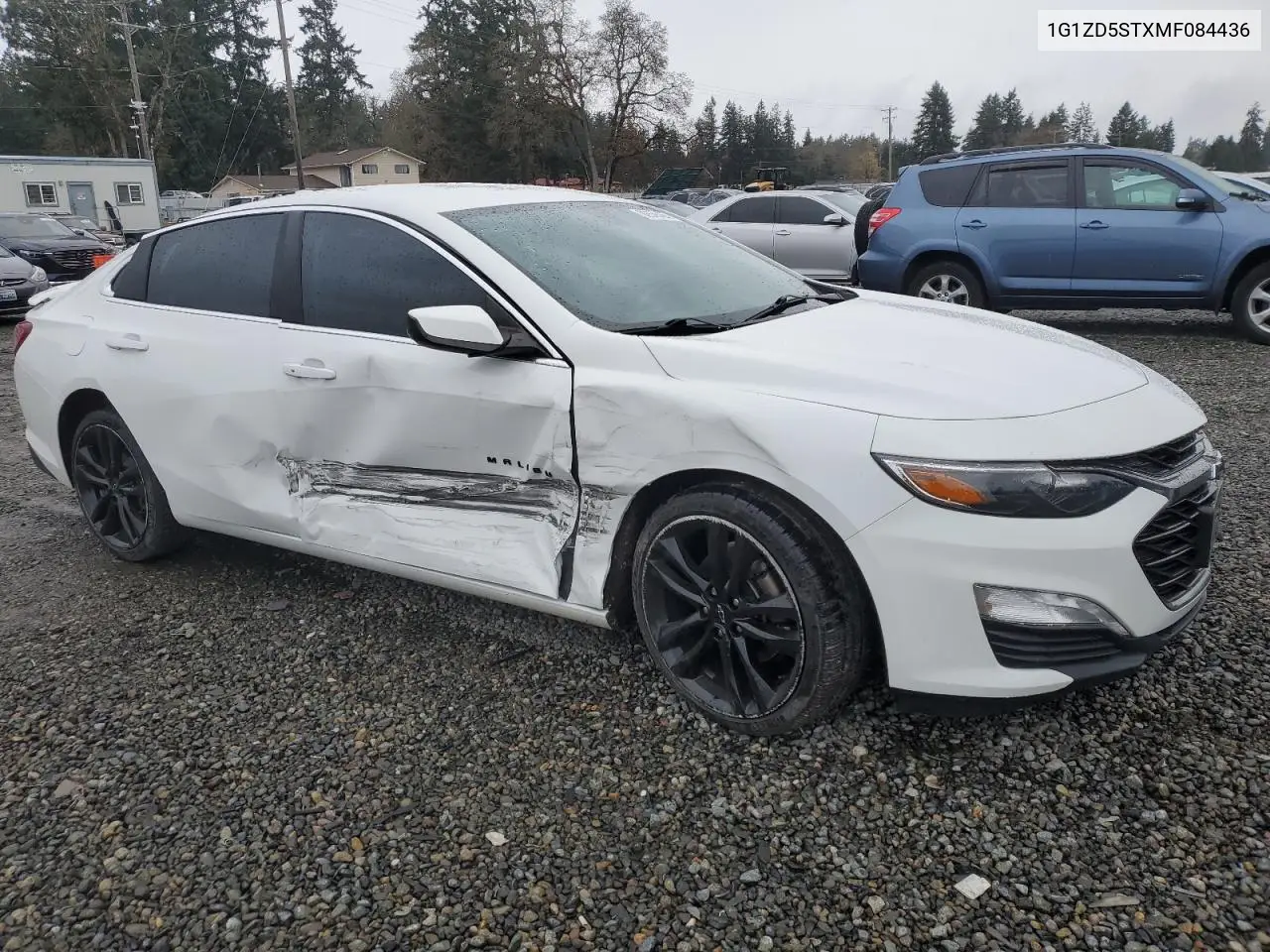 1G1ZD5STXMF084436 2021 Chevrolet Malibu Lt