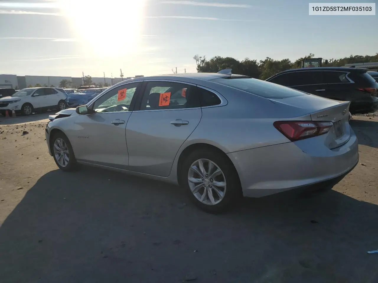 1G1ZD5ST2MF035103 2021 Chevrolet Malibu Lt