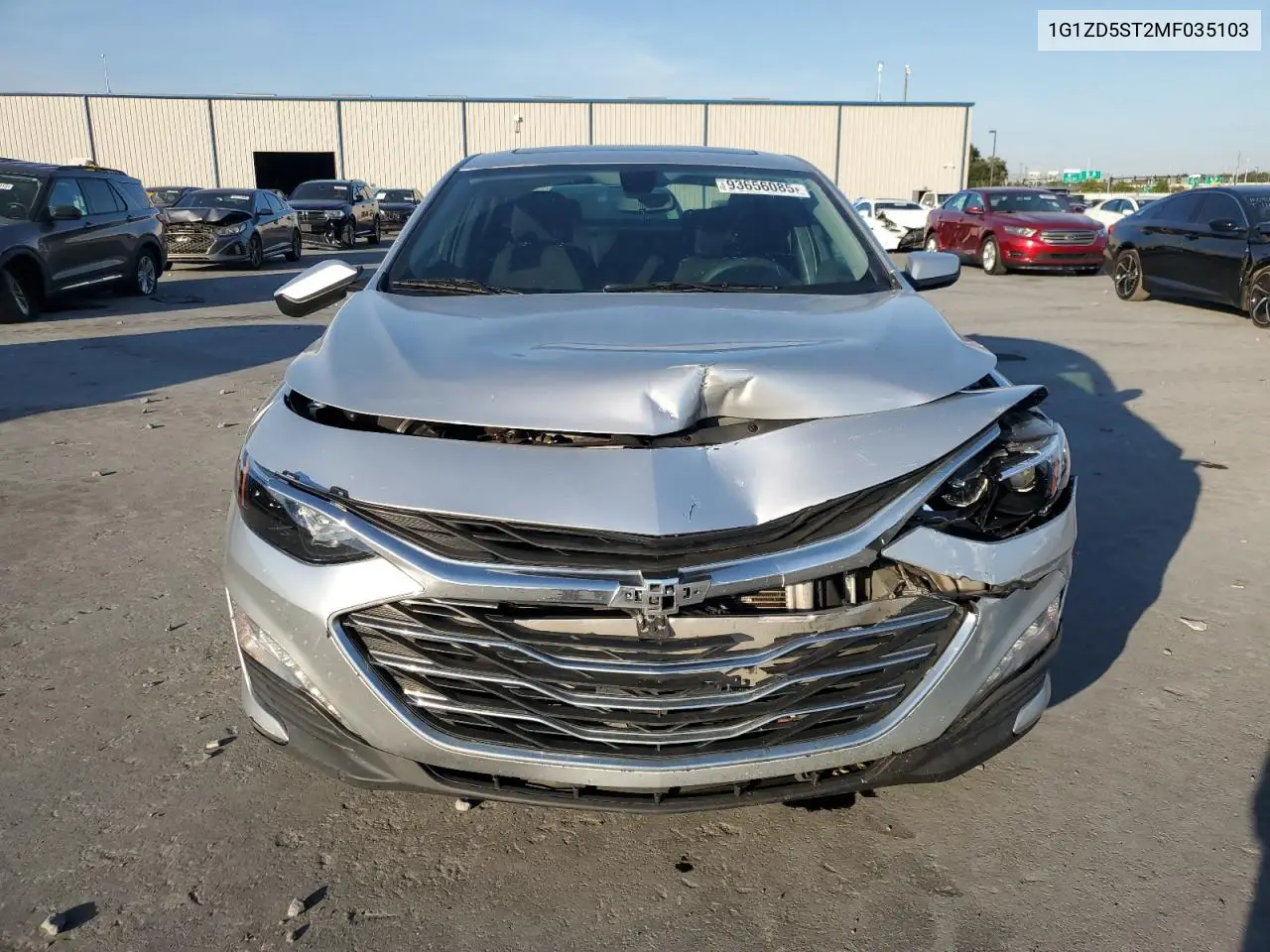 1G1ZD5ST2MF035103 2021 Chevrolet Malibu Lt