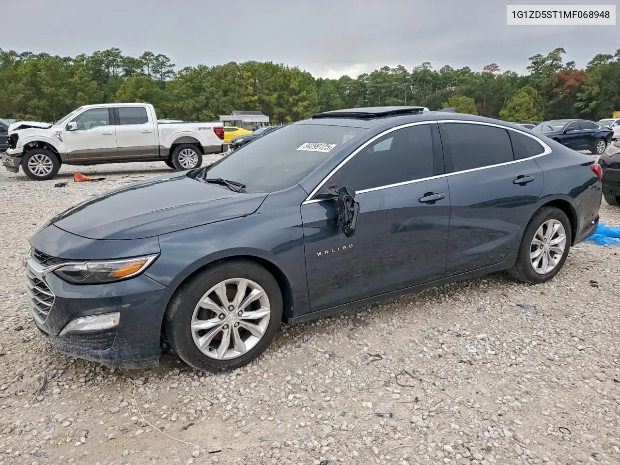 1G1ZD5ST1MF068948 2021 Chevrolet Malibu Lt
