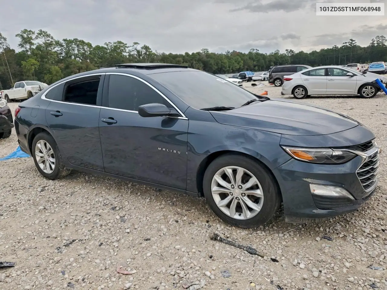 1G1ZD5ST1MF068948 2021 Chevrolet Malibu Lt
