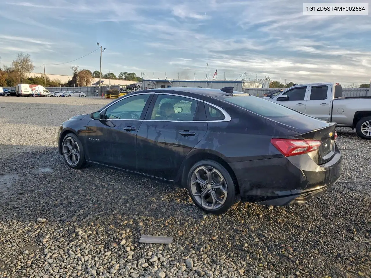 1G1ZD5ST4MF002684 2021 Chevrolet Malibu Lt