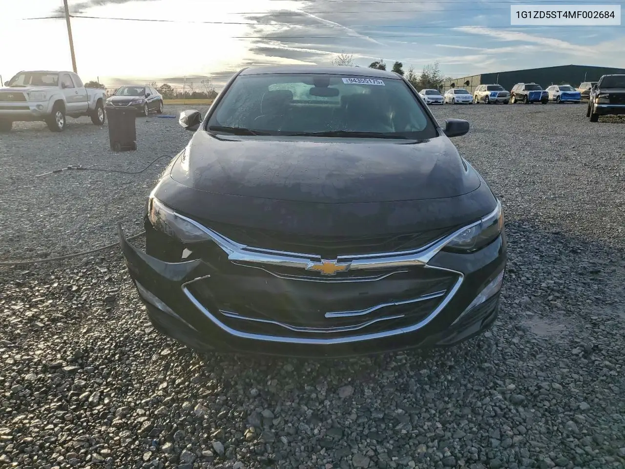 1G1ZD5ST4MF002684 2021 Chevrolet Malibu Lt
