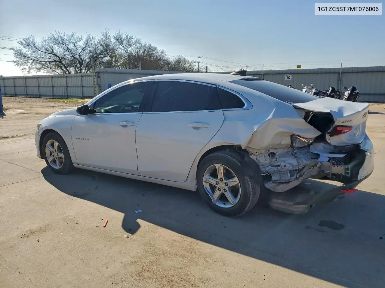 1G1ZC5ST7MF076006 2021 Chevrolet Malibu Ls