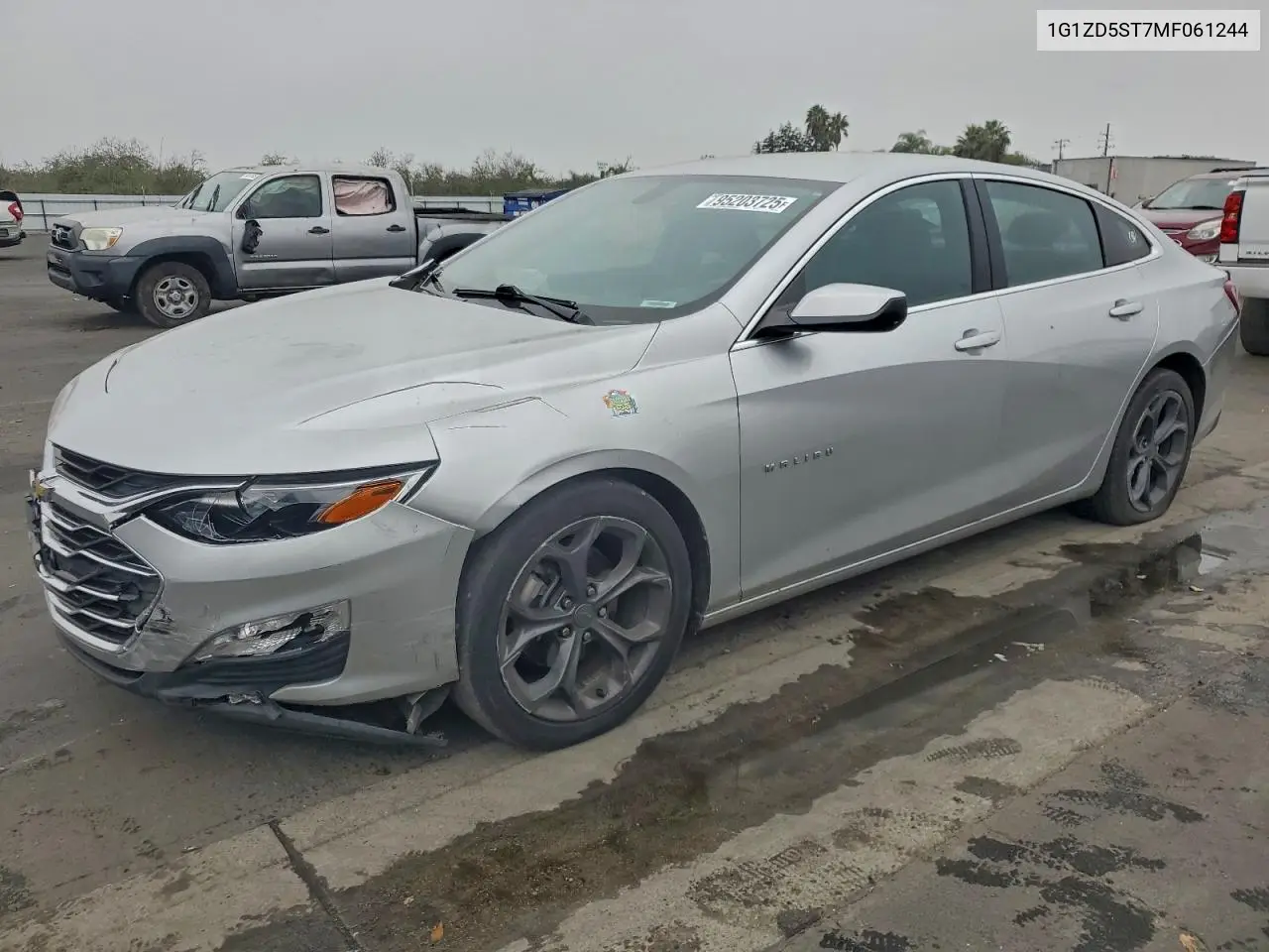 1G1ZD5ST7MF061244 2021 Chevrolet Malibu Lt