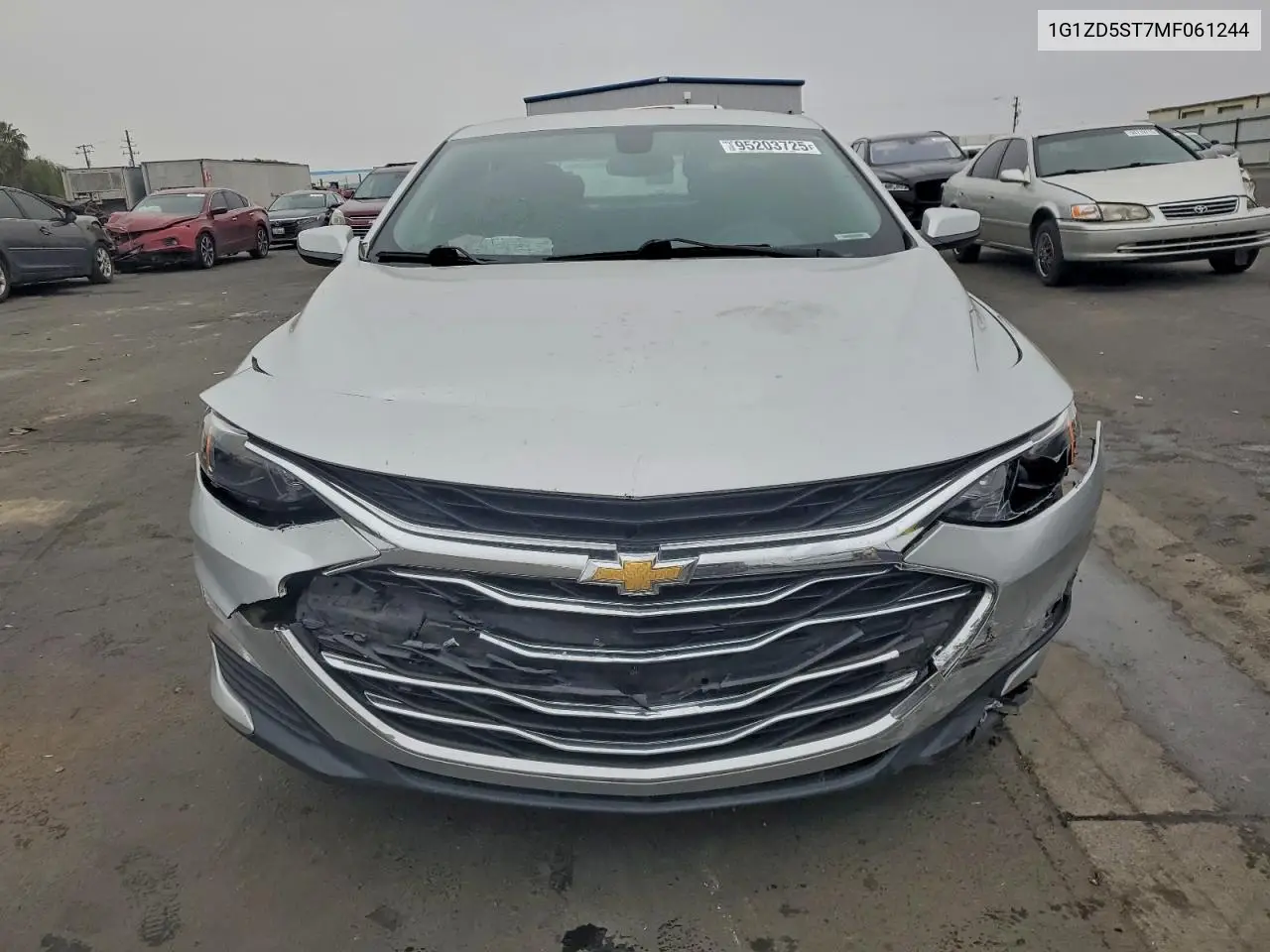 1G1ZD5ST7MF061244 2021 Chevrolet Malibu Lt