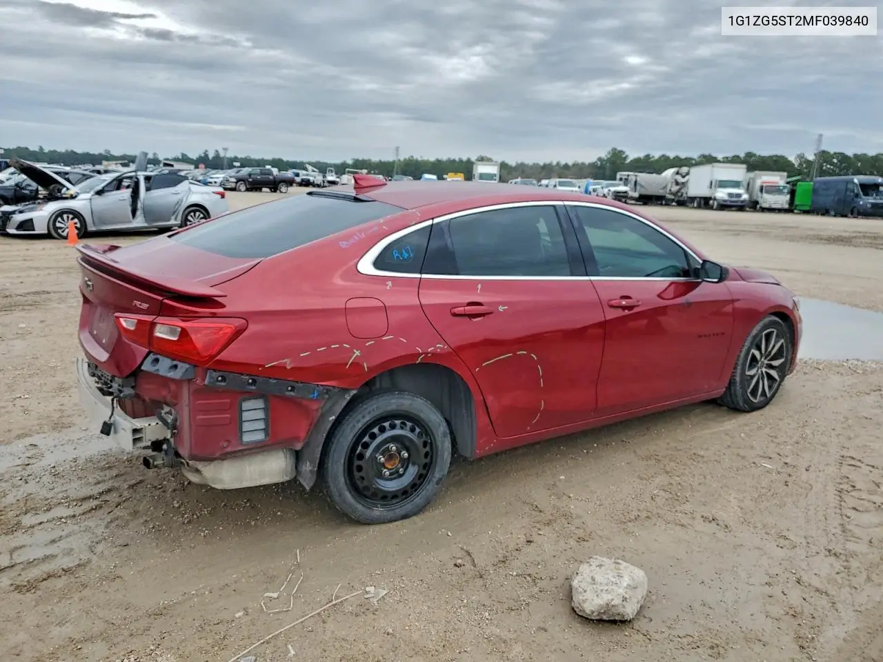 1G1ZG5ST2MF039840 2021 Chevrolet Malibu Rs
