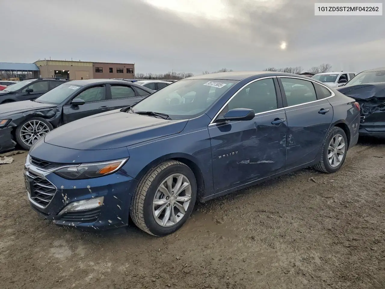 1G1ZD5ST2MF042262 2021 Chevrolet Malibu Lt