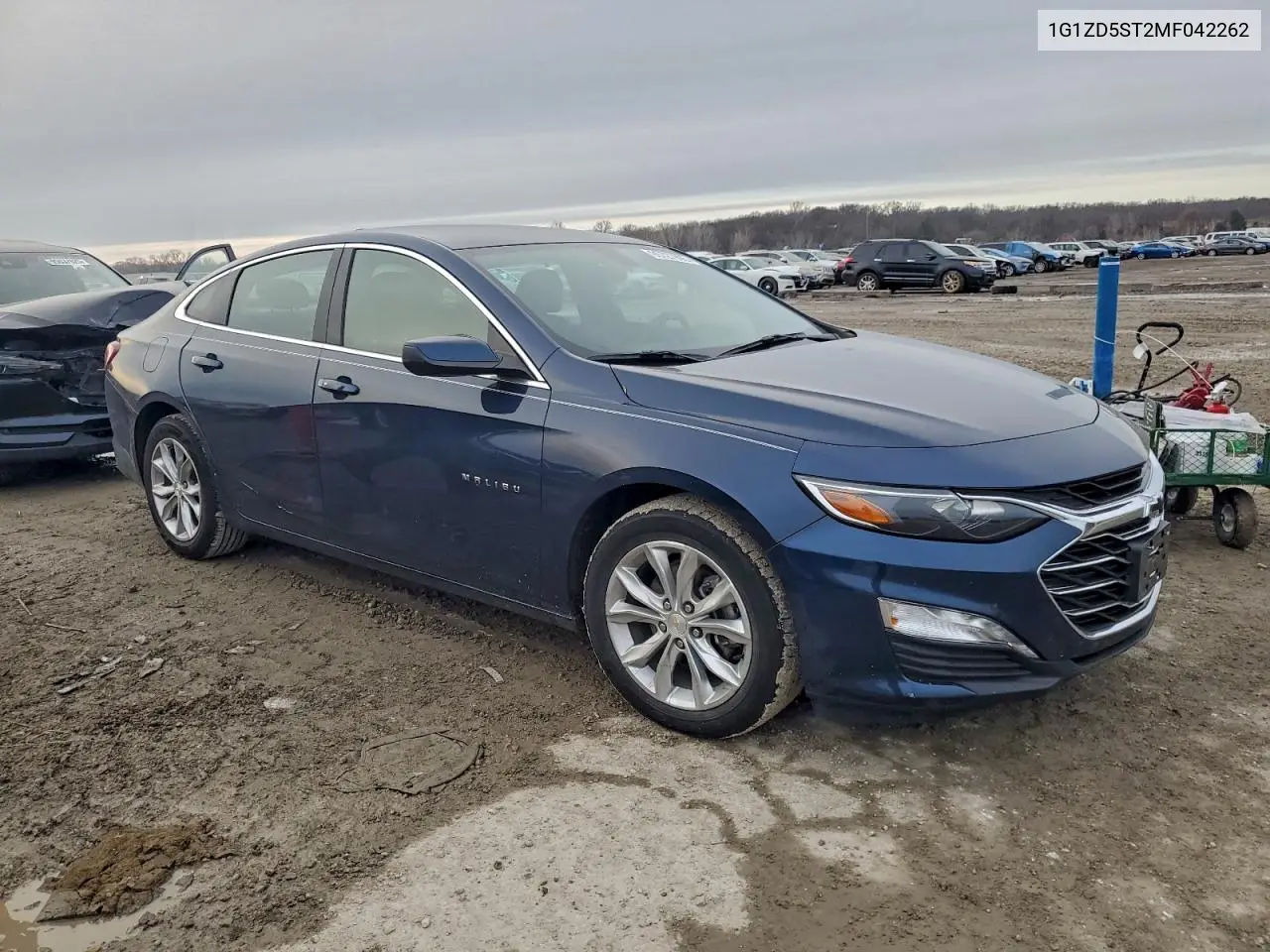 1G1ZD5ST2MF042262 2021 Chevrolet Malibu Lt