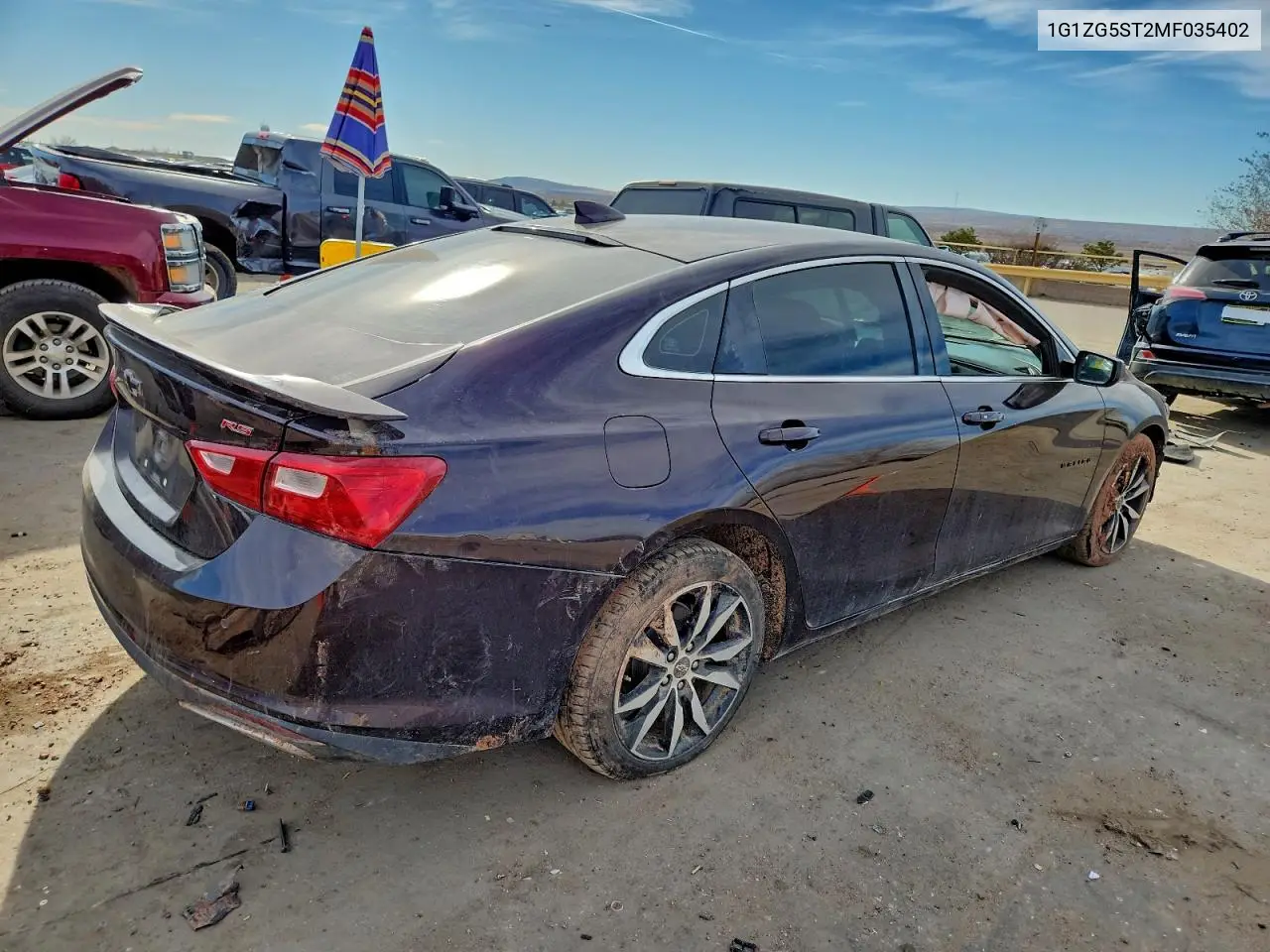 1G1ZG5ST2MF035402 2021 Chevrolet Malibu Rs