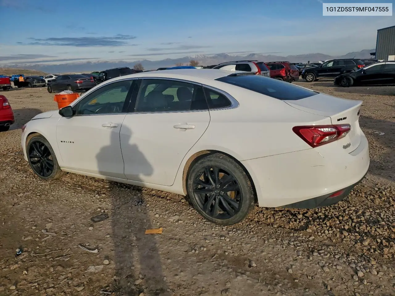 1G1ZD5ST9MF047555 2021 Chevrolet Malibu Lt