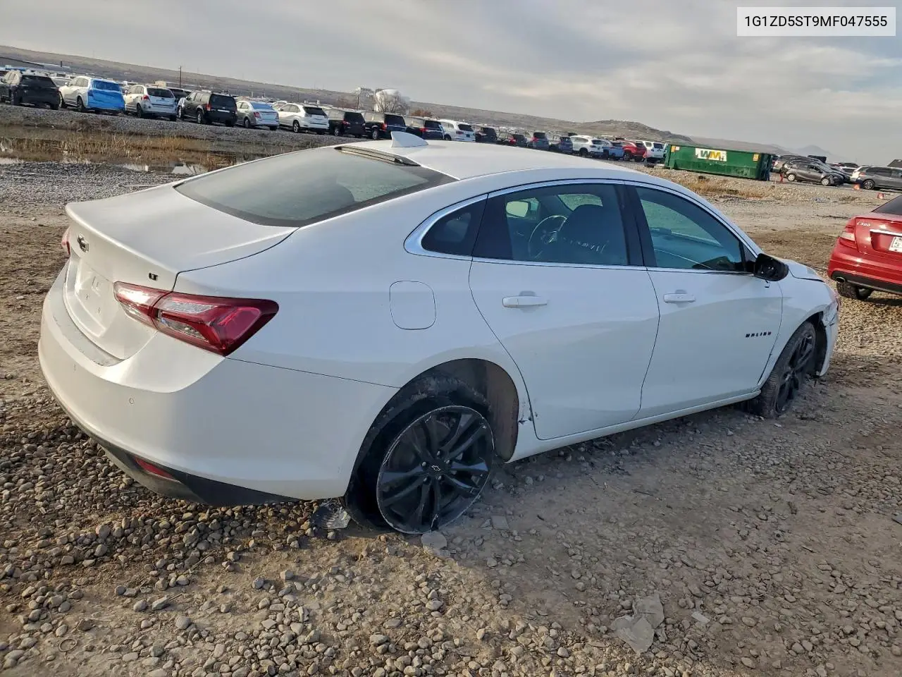 1G1ZD5ST9MF047555 2021 Chevrolet Malibu Lt