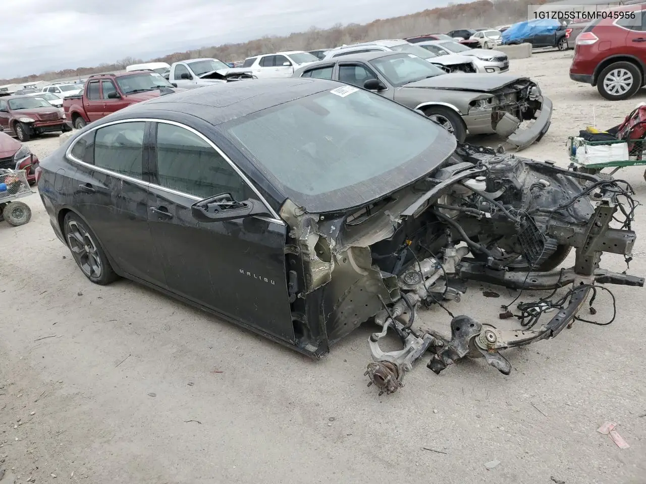 1G1ZD5ST6MF045956 2021 Chevrolet Malibu Lt