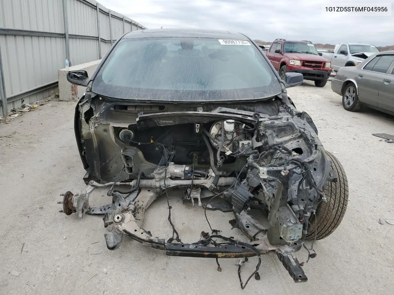 1G1ZD5ST6MF045956 2021 Chevrolet Malibu Lt