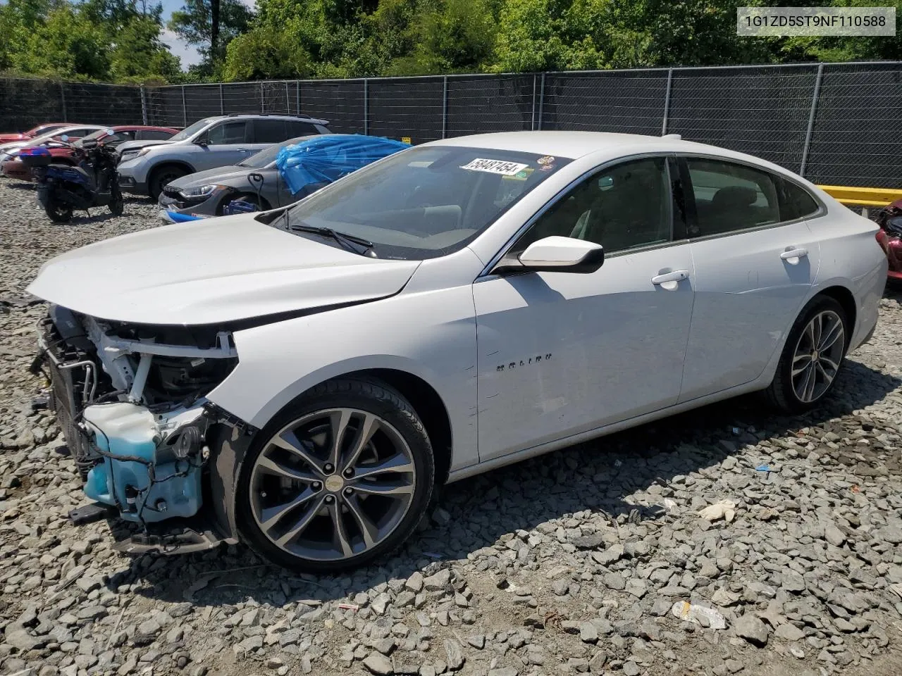 1G1ZD5ST9NF110588 2022 Chevrolet Malibu Lt