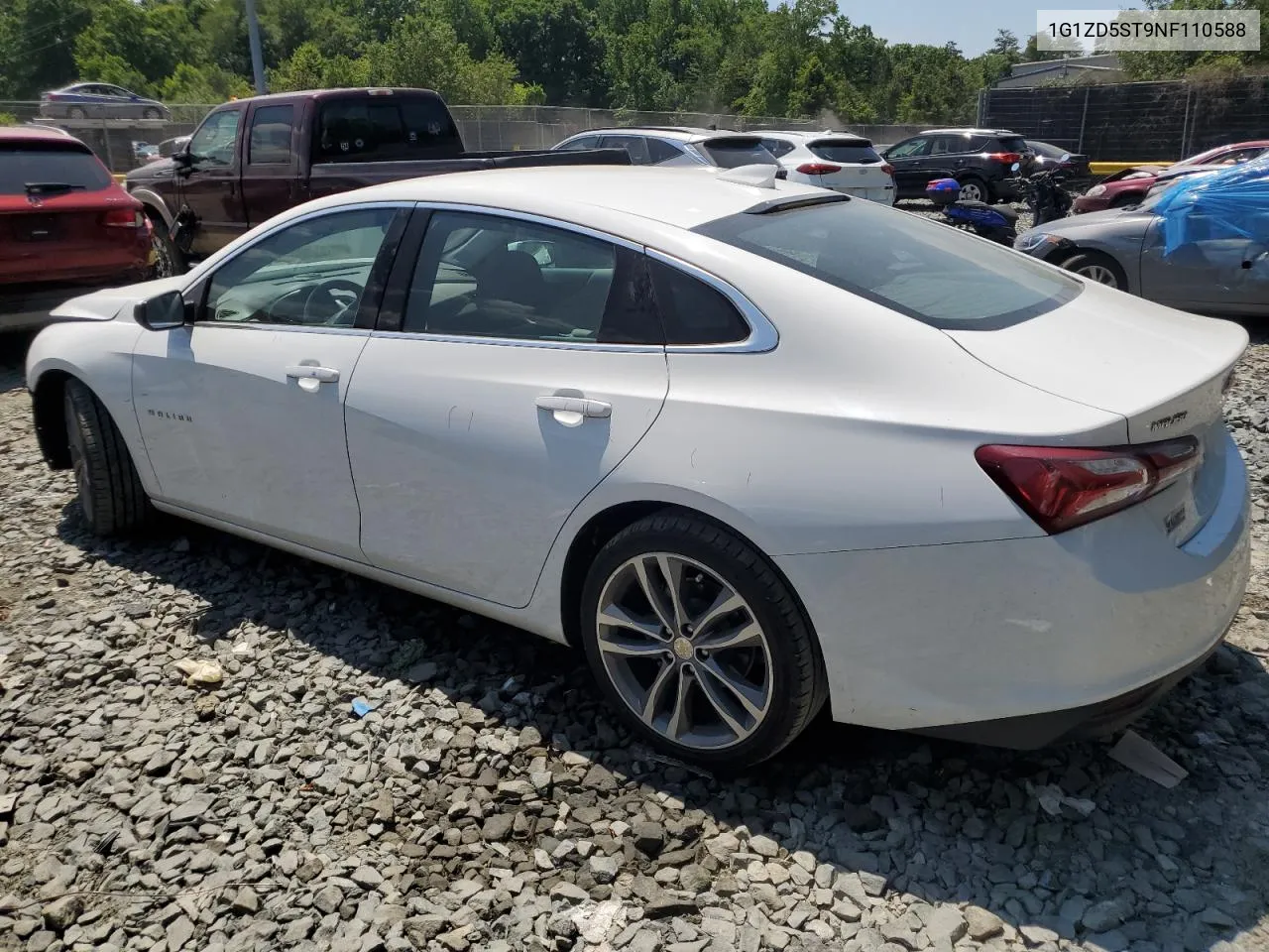 2022 Chevrolet Malibu Lt VIN: 1G1ZD5ST9NF110588 Lot: 58487454