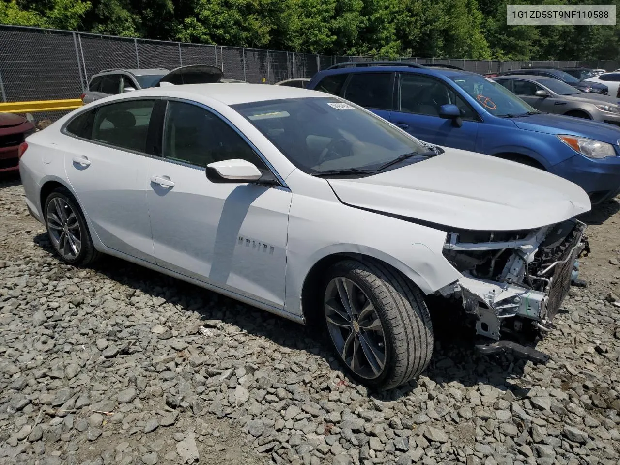 1G1ZD5ST9NF110588 2022 Chevrolet Malibu Lt