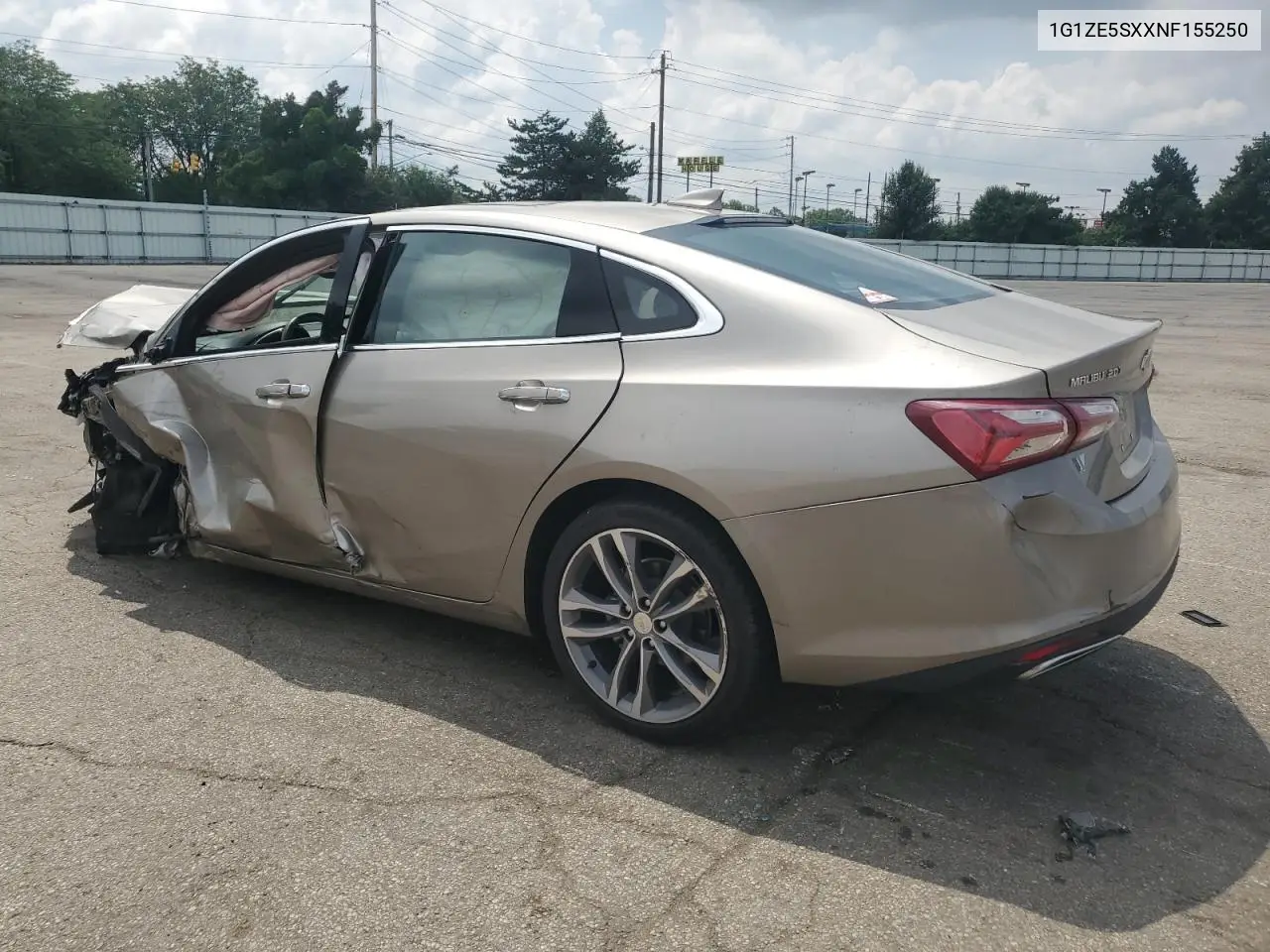 1G1ZE5SXXNF155250 2022 Chevrolet Malibu Premier