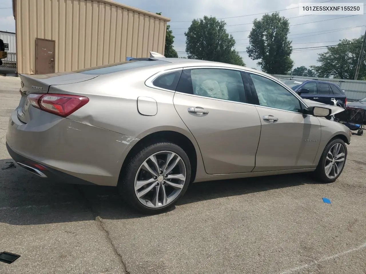 1G1ZE5SXXNF155250 2022 Chevrolet Malibu Premier