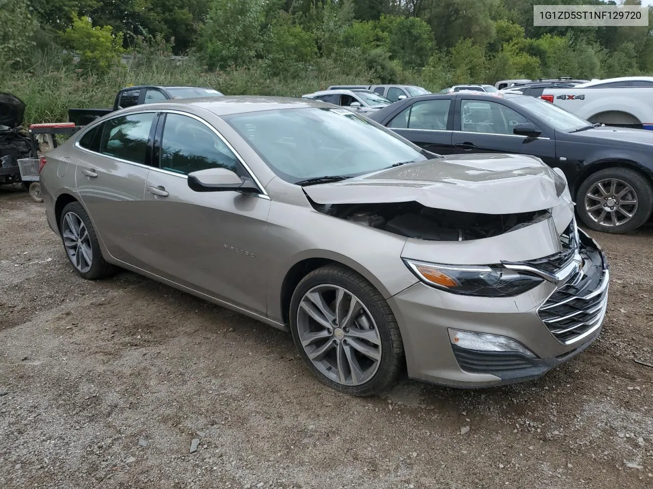 2022 Chevrolet Malibu Lt VIN: 1G1ZD5ST1NF129720 Lot: 68898074