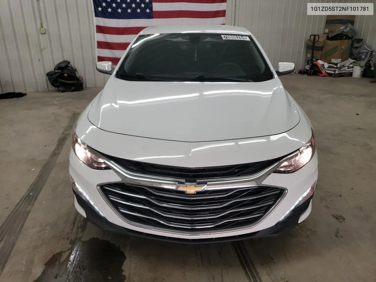 2022 Chevrolet Malibu Lt VIN: 1G1ZD5ST2NF101781 Lot: 70806264