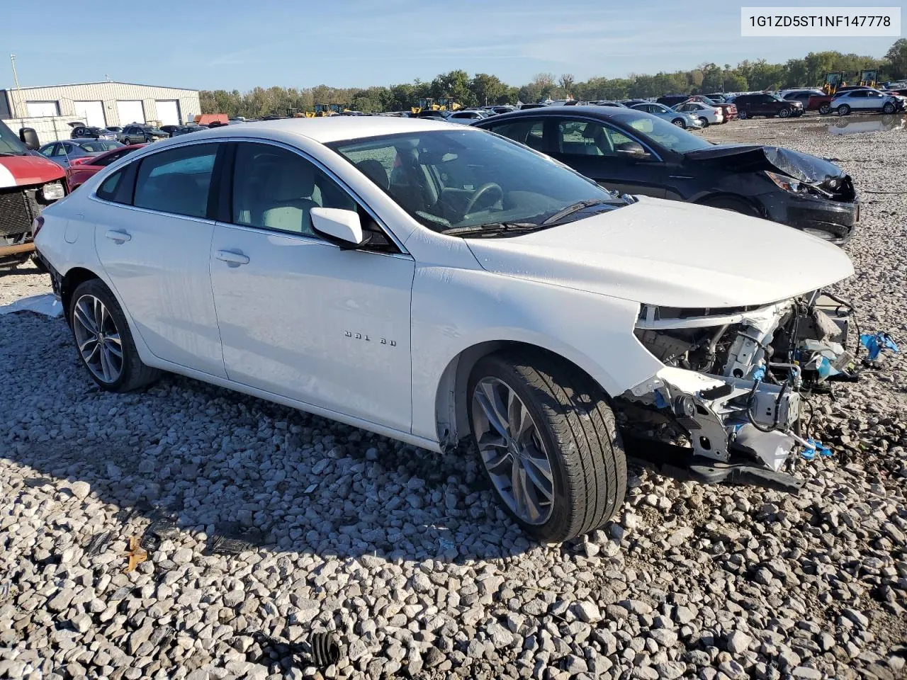 1G1ZD5ST1NF147778 2022 Chevrolet Malibu Lt