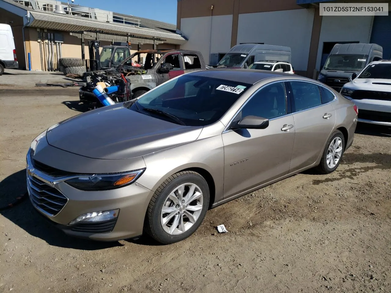 1G1ZD5ST2NF153041 2022 Chevrolet Malibu Lt