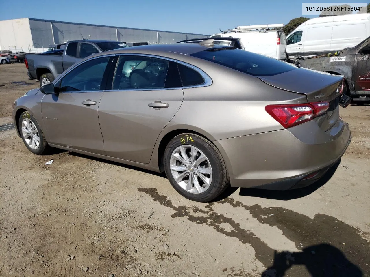 1G1ZD5ST2NF153041 2022 Chevrolet Malibu Lt