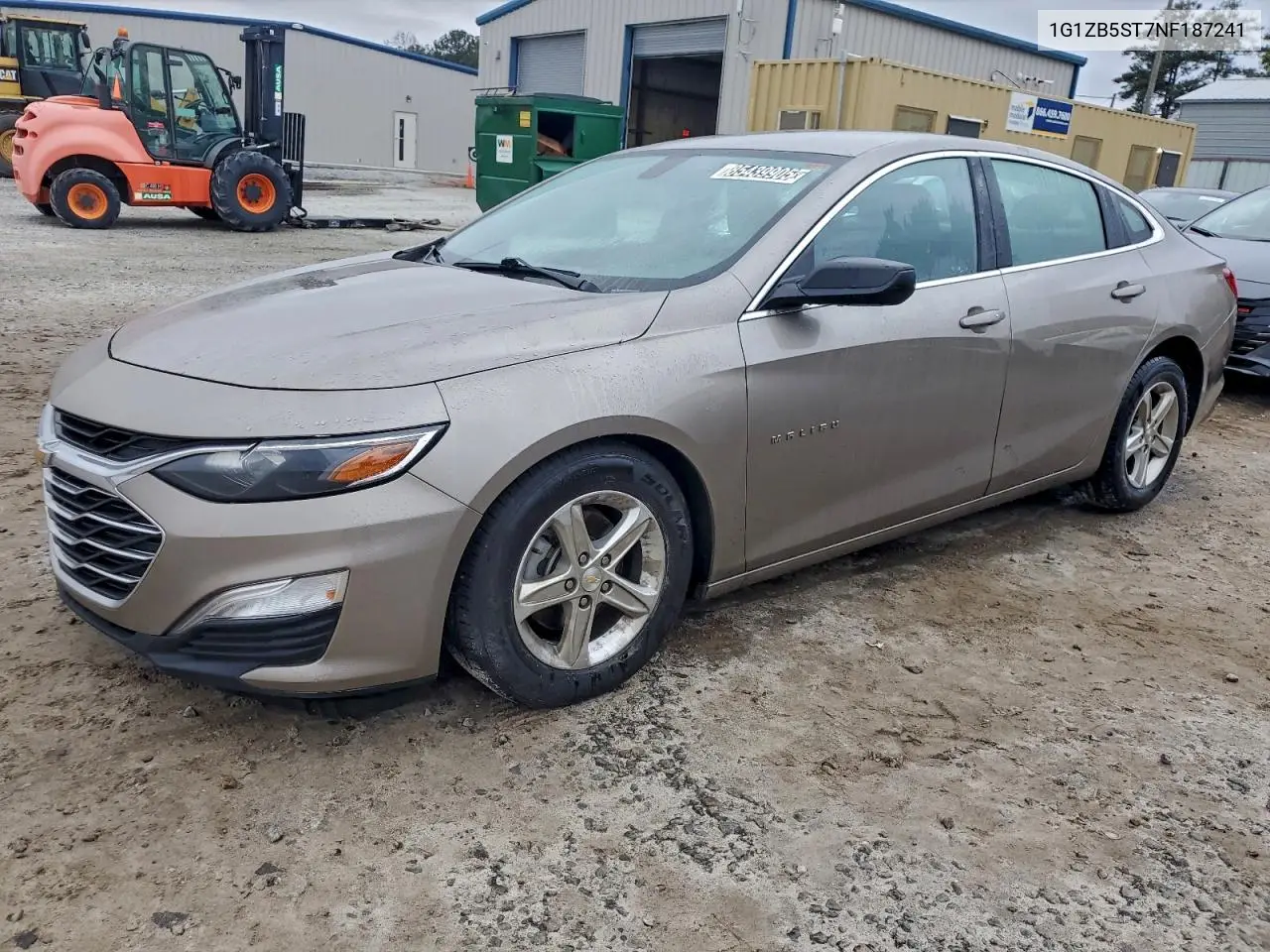 1G1ZB5ST7NF187241 2022 Chevrolet Malibu Ls