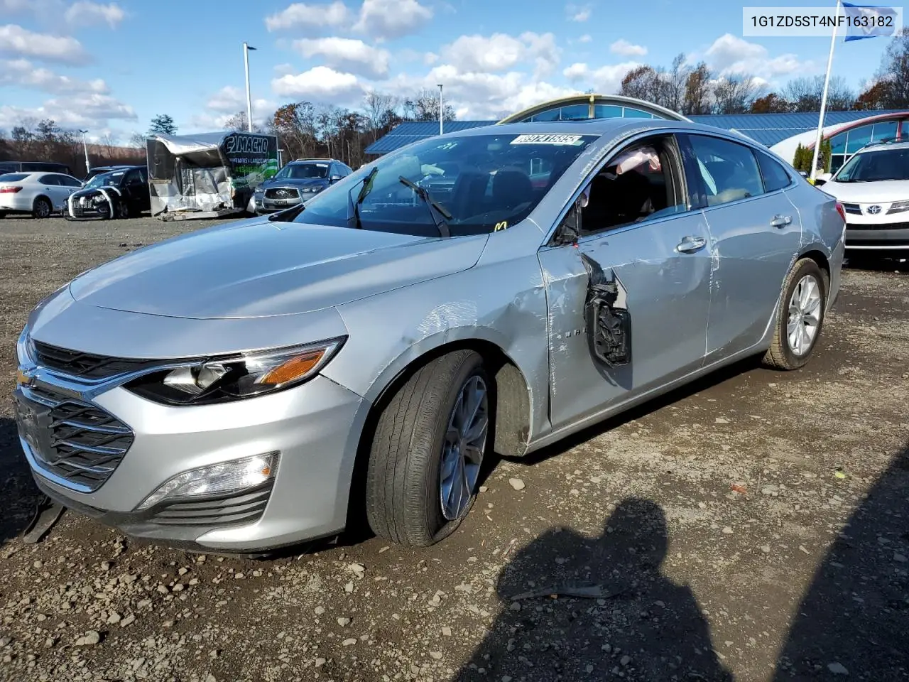 1G1ZD5ST4NF163182 2022 Chevrolet Malibu Lt