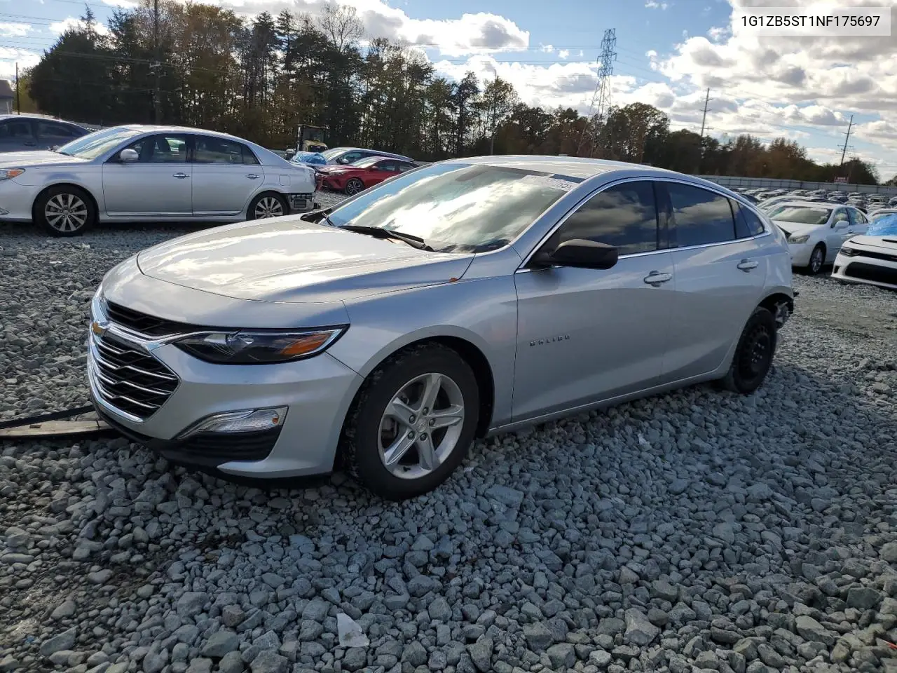 1G1ZB5ST1NF175697 2022 Chevrolet Malibu Ls