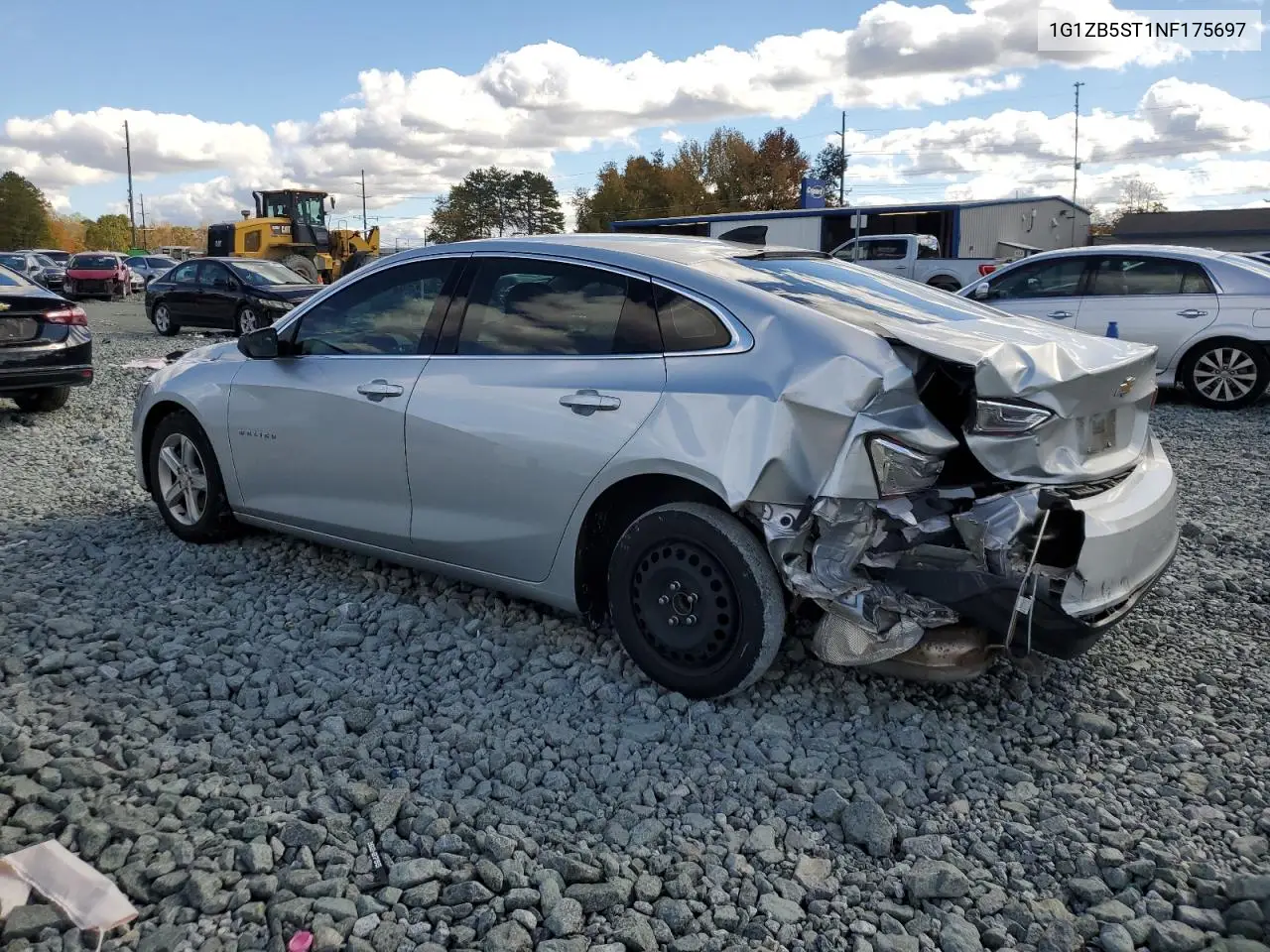 1G1ZB5ST1NF175697 2022 Chevrolet Malibu Ls