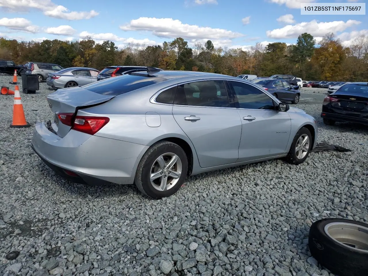 1G1ZB5ST1NF175697 2022 Chevrolet Malibu Ls