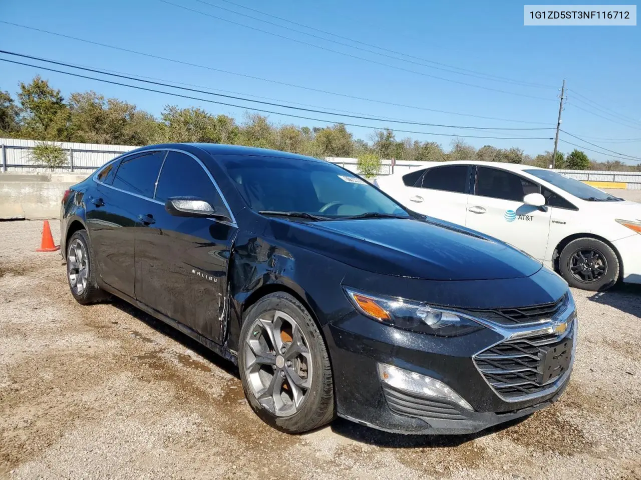 1G1ZD5ST3NF116712 2022 Chevrolet Malibu Lt