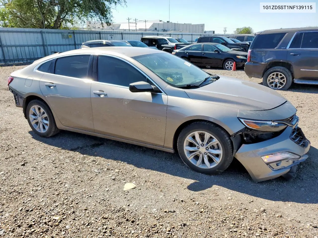 1G1ZD5ST1NF139115 2022 Chevrolet Malibu Lt