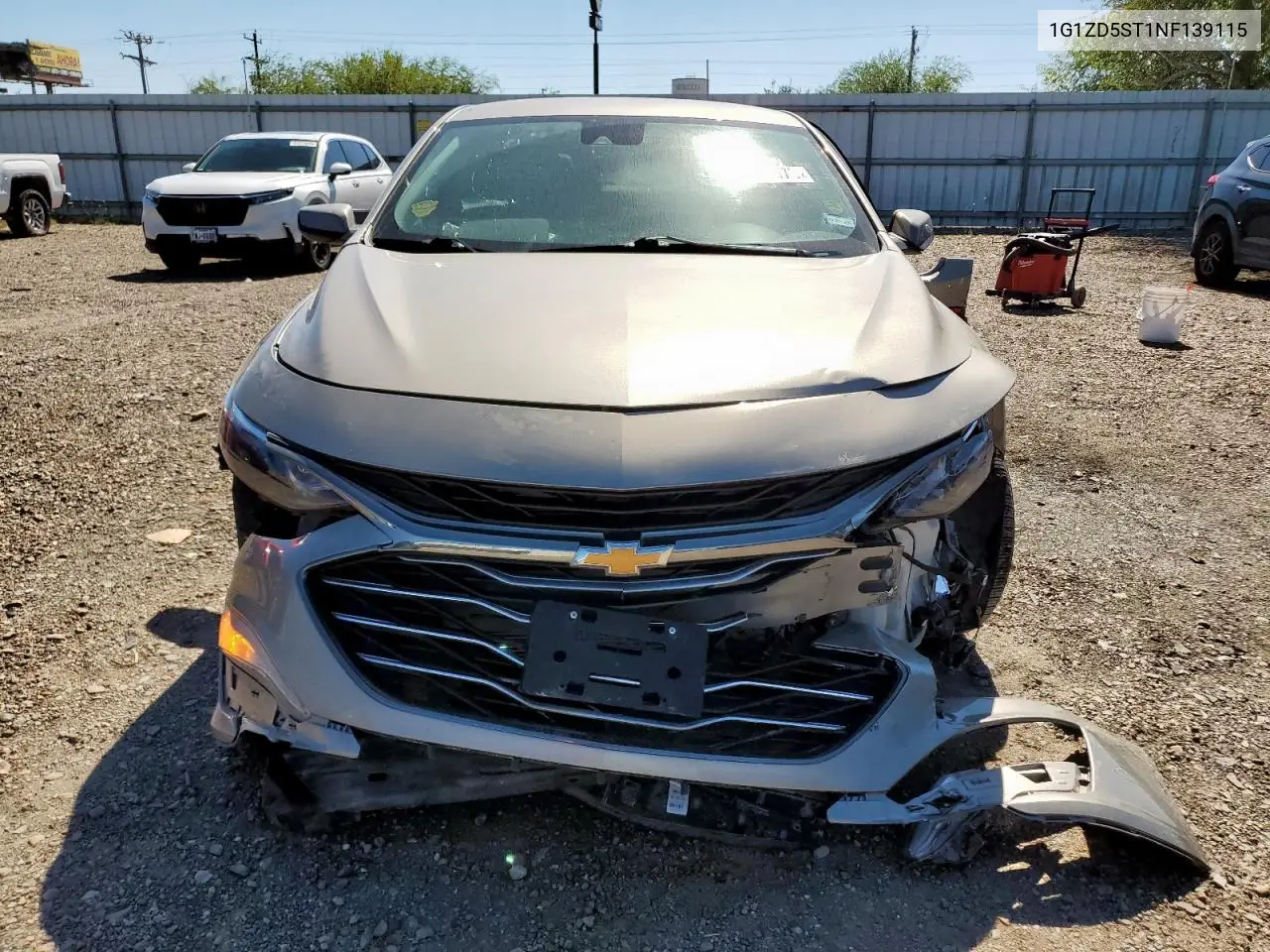 1G1ZD5ST1NF139115 2022 Chevrolet Malibu Lt