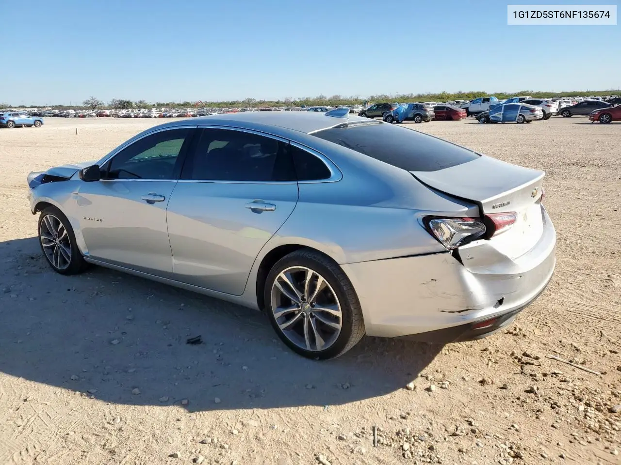 1G1ZD5ST6NF135674 2022 Chevrolet Malibu Lt