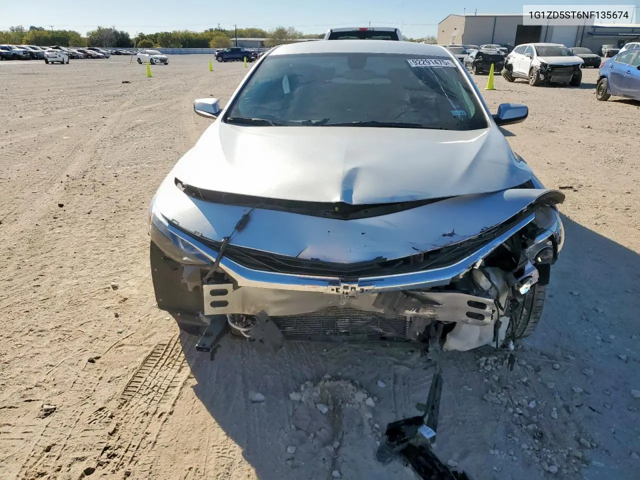 1G1ZD5ST6NF135674 2022 Chevrolet Malibu Lt