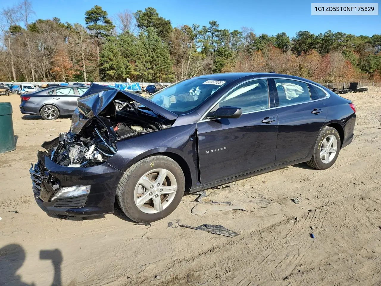 1G1ZD5ST0NF175829 2022 Chevrolet Malibu Lt