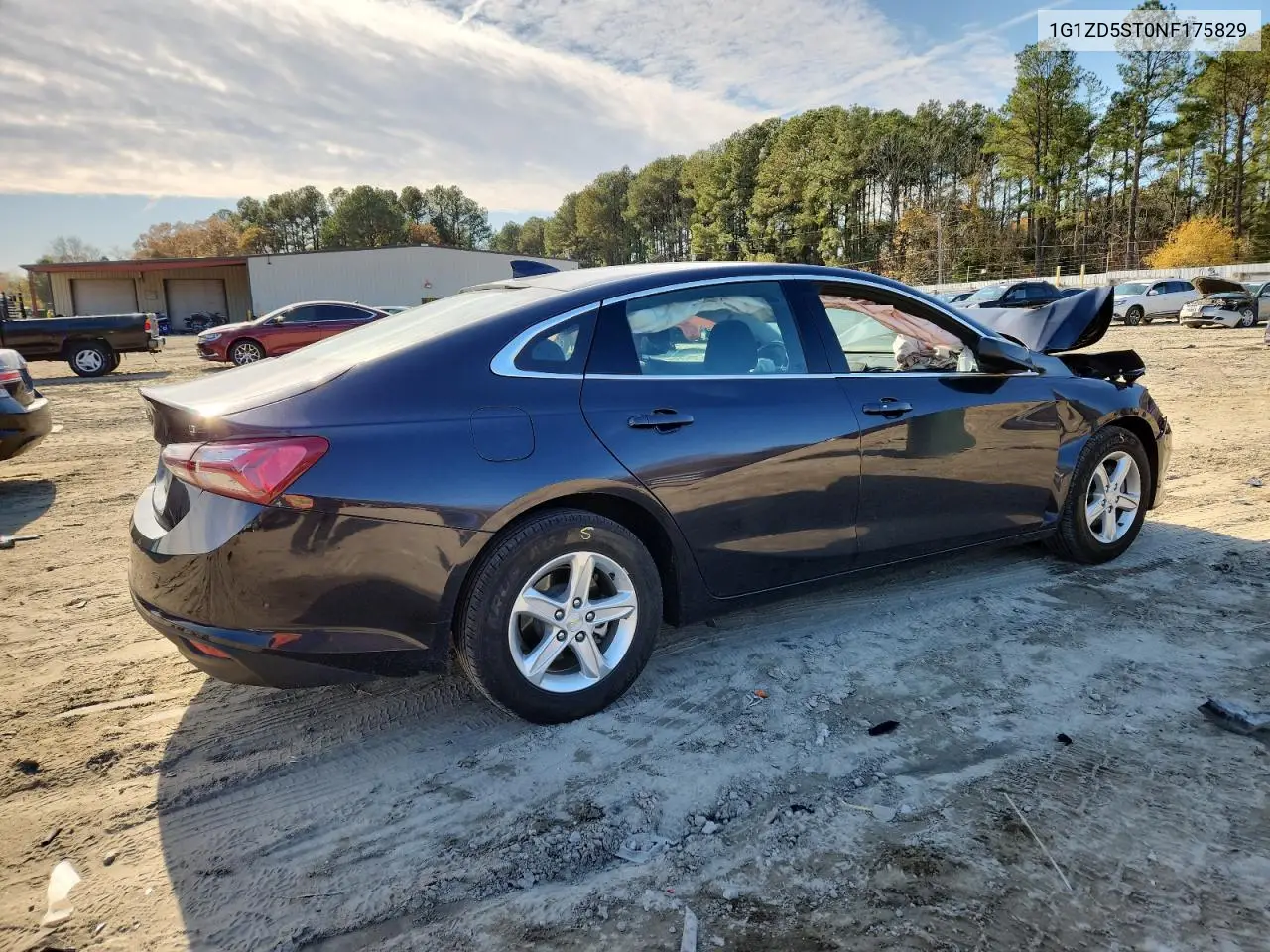 1G1ZD5ST0NF175829 2022 Chevrolet Malibu Lt