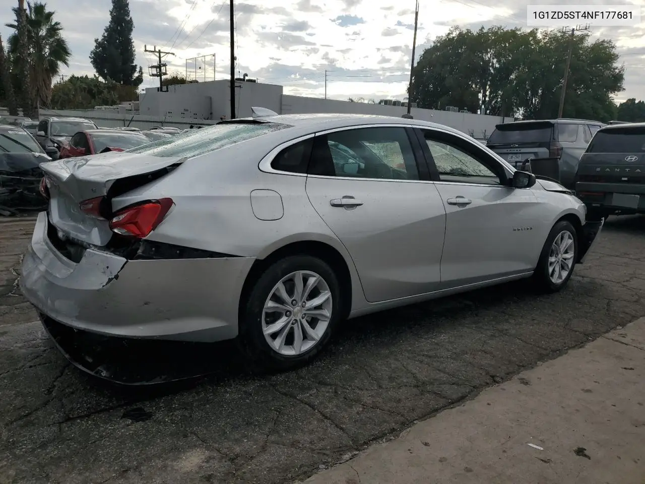 1G1ZD5ST4NF177681 2022 Chevrolet Malibu Lt