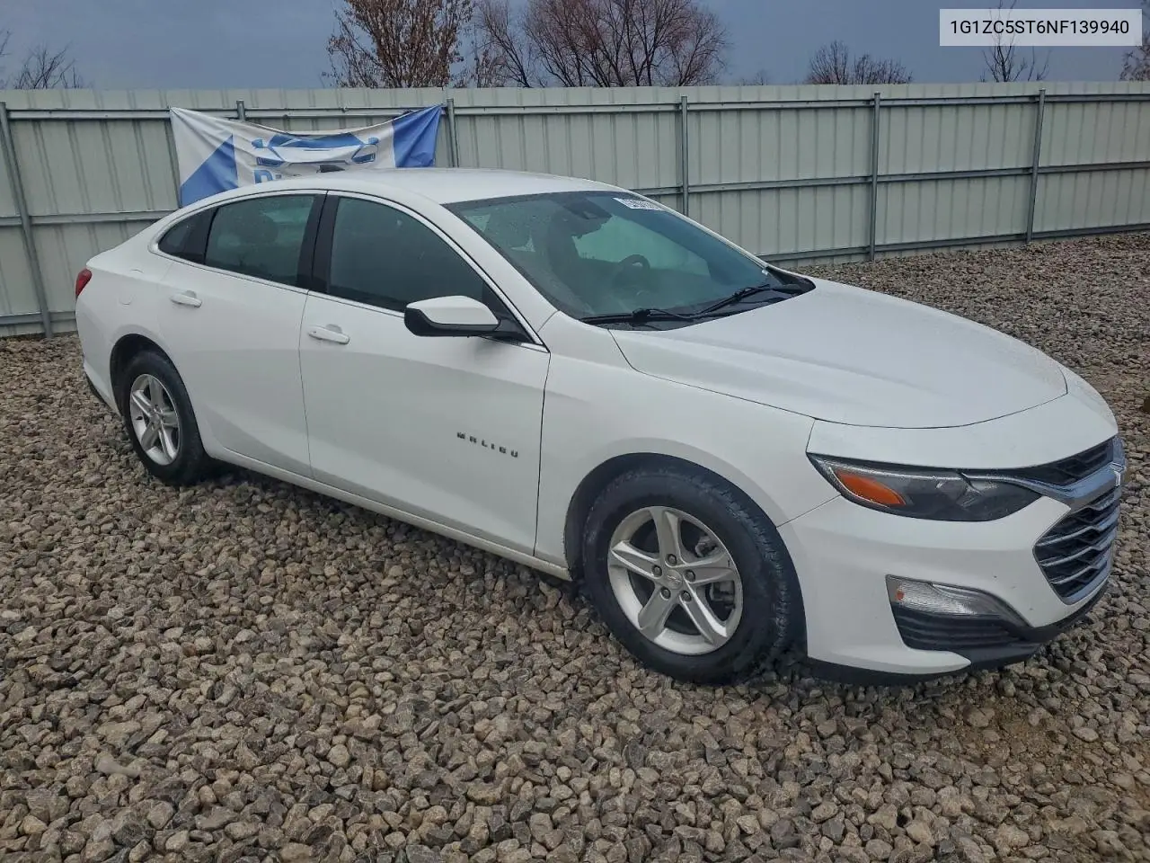 1G1ZC5ST6NF139940 2022 Chevrolet Malibu Ls